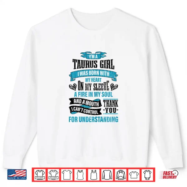 Zodiac Sign Funny I Am A Taurus Graphic Shirt 2 Sweatshirt Zodiac Sign Funny I Am A Taurus Graphic Shirt
