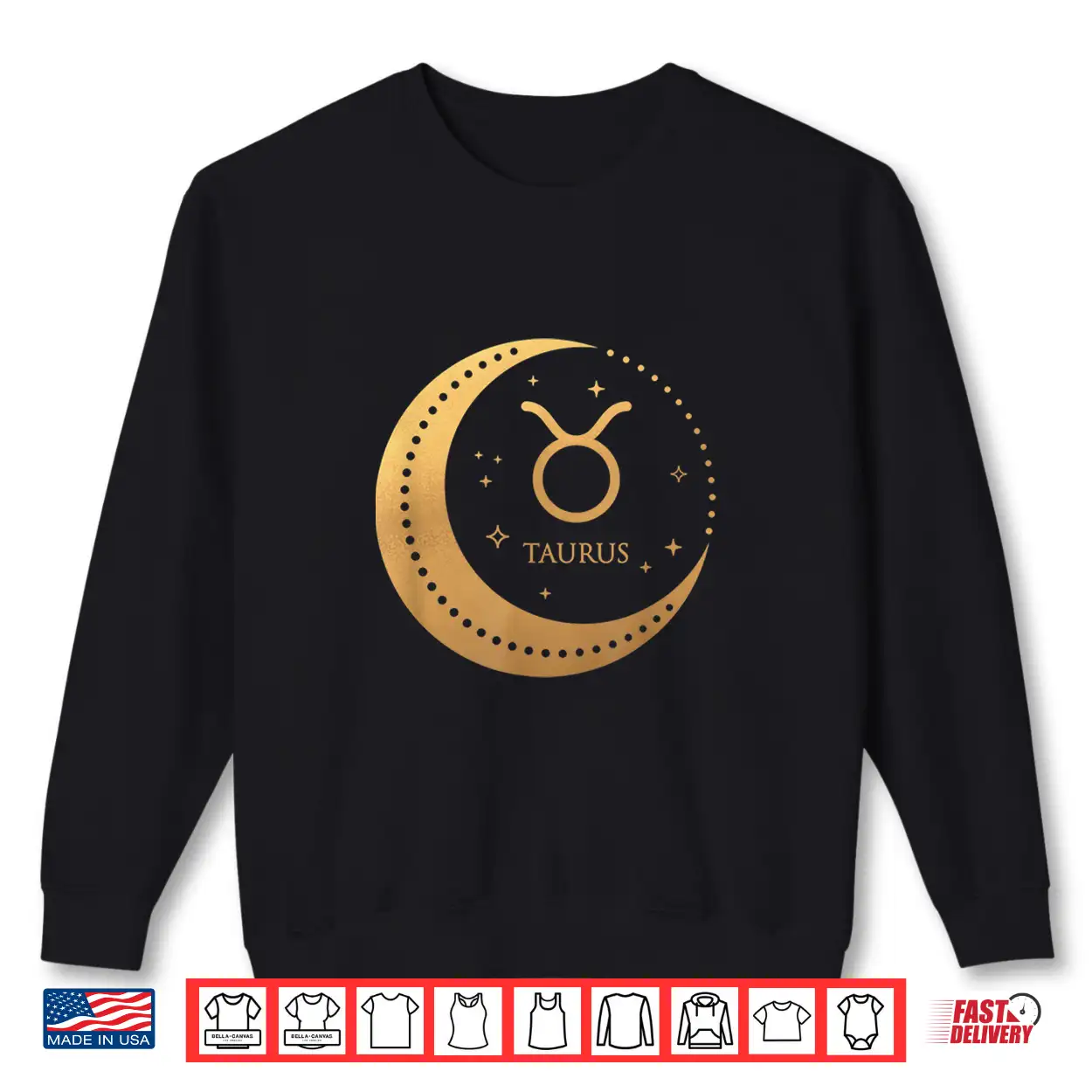 Zodiac Sign Taurus In The Crescent Moon Trendy Shirt Zodiac Sign Taurus In The Crescent Moon Trendy Shirt