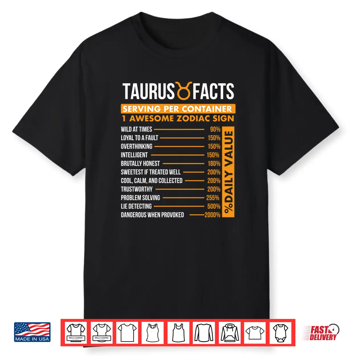 Taurus Facts Zodiac Sign Astrology Symbol Horoscope Shirt Taurus Facts Zodiac Sign Astrology Symbol Horoscope Shirt