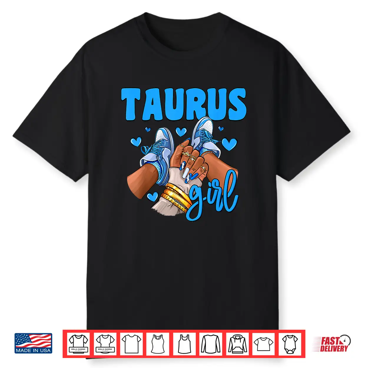 Taurus Girl Sneakers Astrology Zodiac Sign Black Women Shirt Taurus Girl Sneakers Astrology Zodiac Sign Black Women Shirt