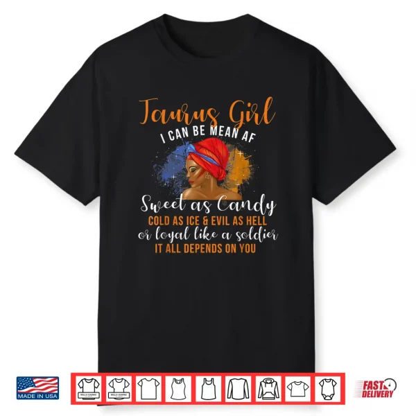 Taurus Girl Zodiac Sign Astrologer Astrology Symbol Shirt