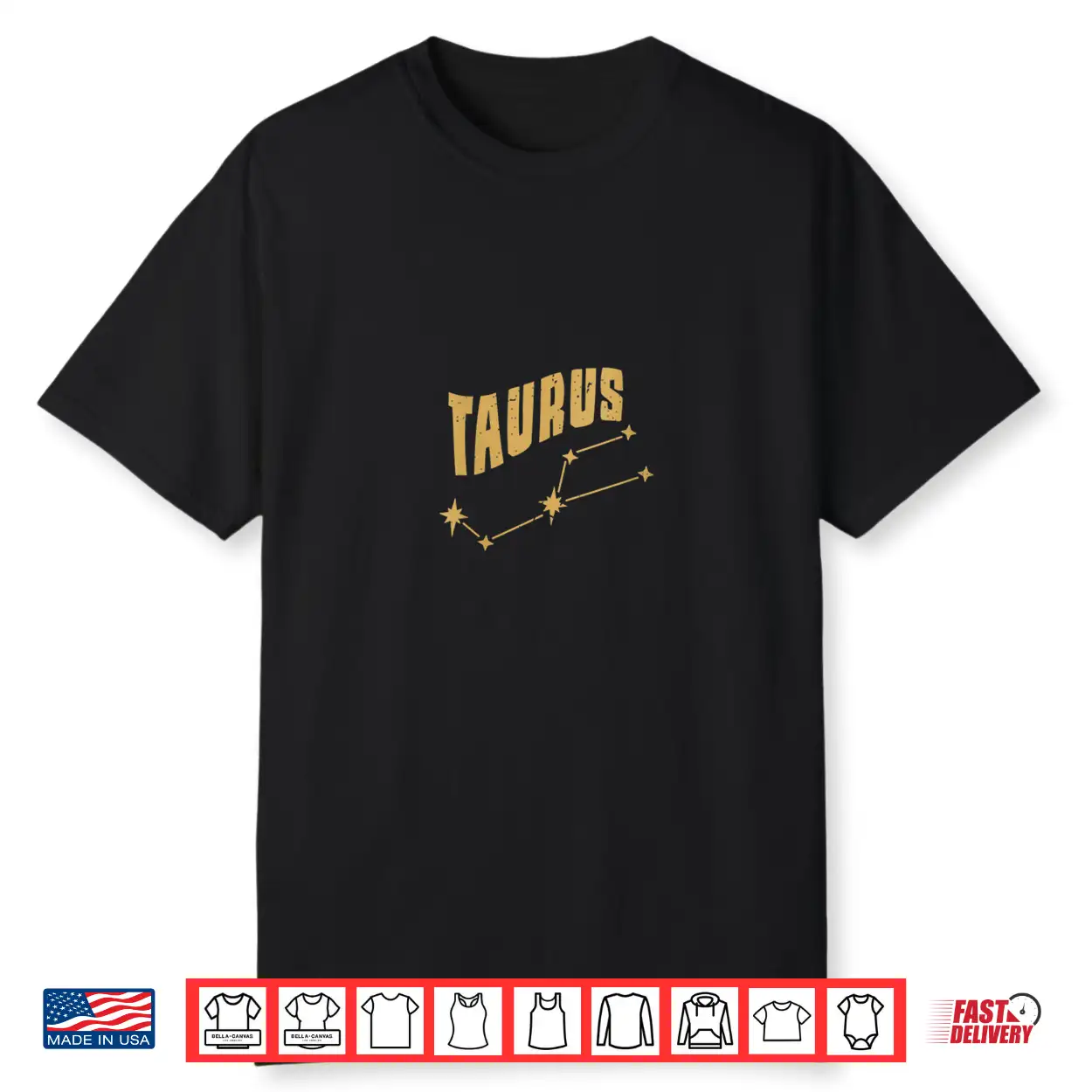 Taurus Golden Yellow Constellation Vintage Zodiac Sign Shirt Taurus Golden Yellow Constellation Vintage Zodiac Sign Shirt