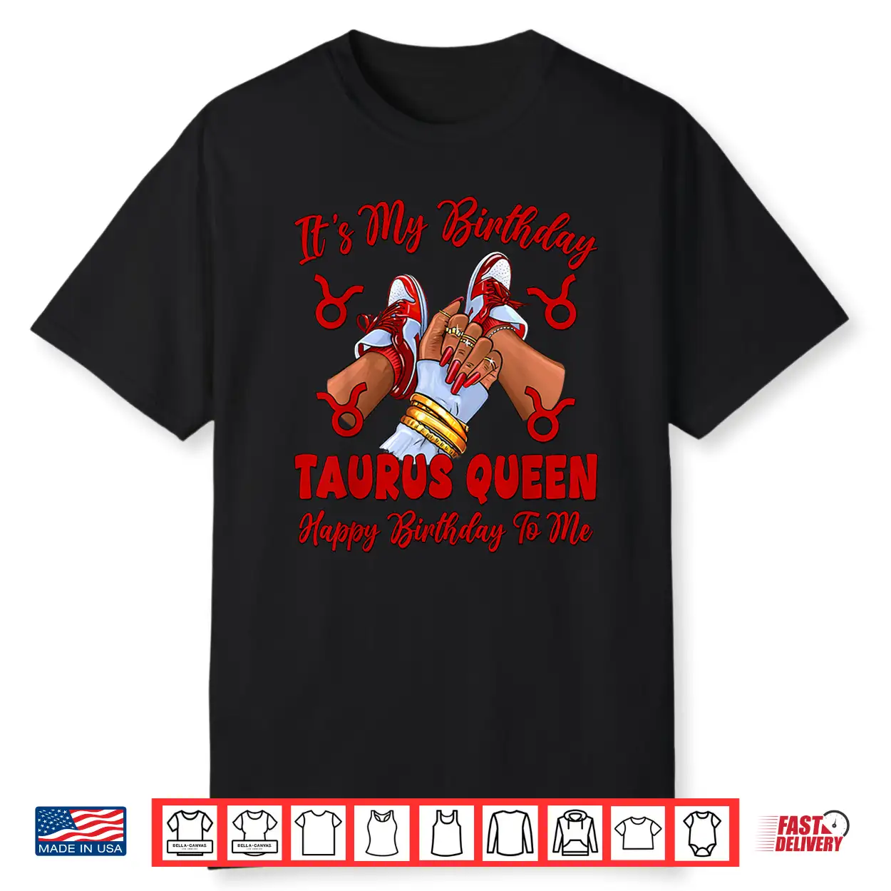 Taurus Queen Birthday Women Sneakers Zodiac Sign Bday Shirt Taurus Queen Birthday Women Sneakers Zodiac Sign Bday Shirt