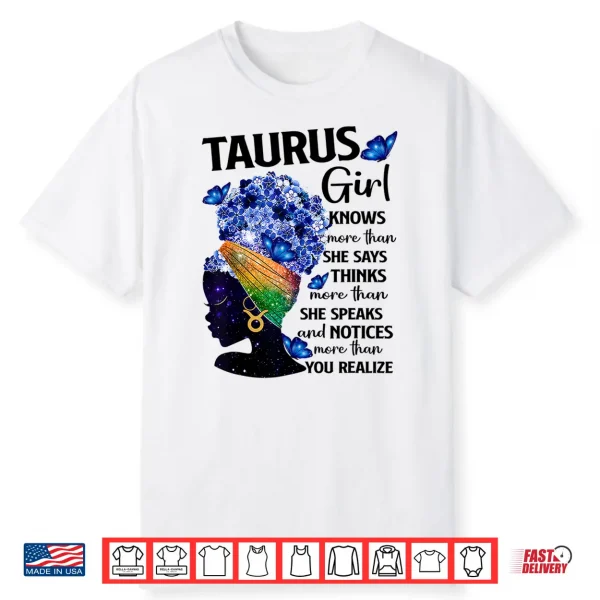 Taurus Queen Sweet As Candy Birthday Gift For Black Women Shirt