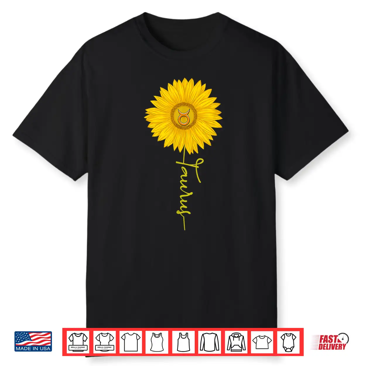 Taurus Sunflower Zodiac Sign Floral Horoscope Women Shirt Taurus Sunflower Zodiac Sign Floral Horoscope Women Shirt