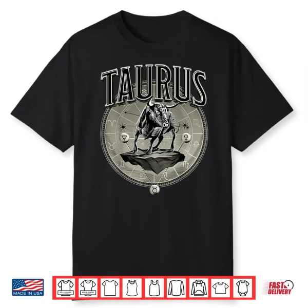 Taurus Tee Men Zodiac Sign Taurus Shirt