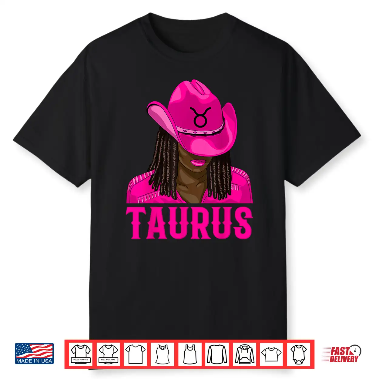 Taurus Western Cowgirl African American Black Women Shirt Taurus Western Cowgirl African American Black Women Shirt