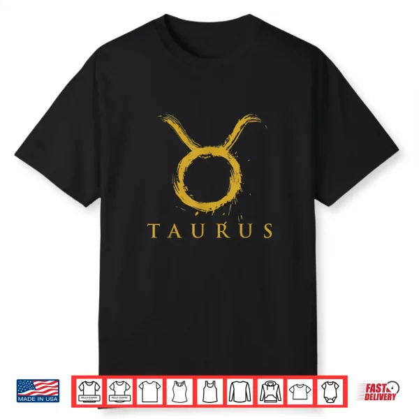 Taurus Zodiac Sign Astrology Symbol Horoscope Astrologer Shirt