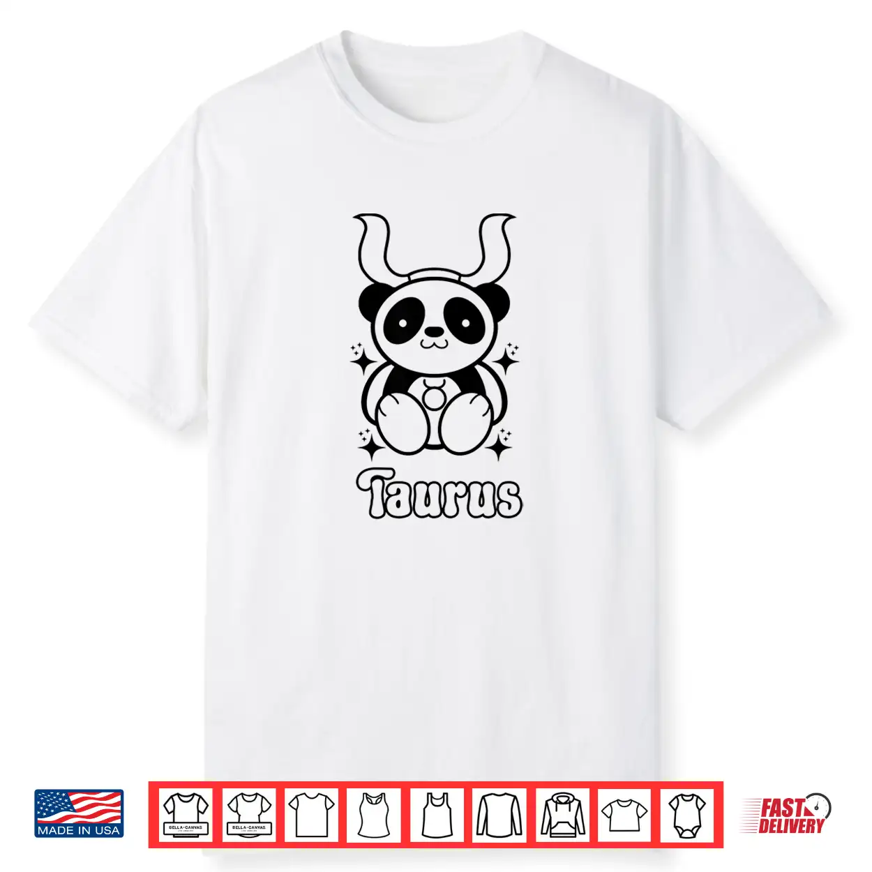 Taurus Zodiac Sign Kawaii Panda Bear Birthday Horoscope Shirt Taurus Zodiac Sign Kawaii Panda Bear Birthday Horoscope Shirt