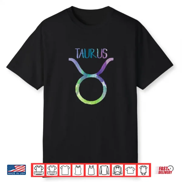 Taurus Zodiac Symbol Astrology Bull Earth Sign Shirt