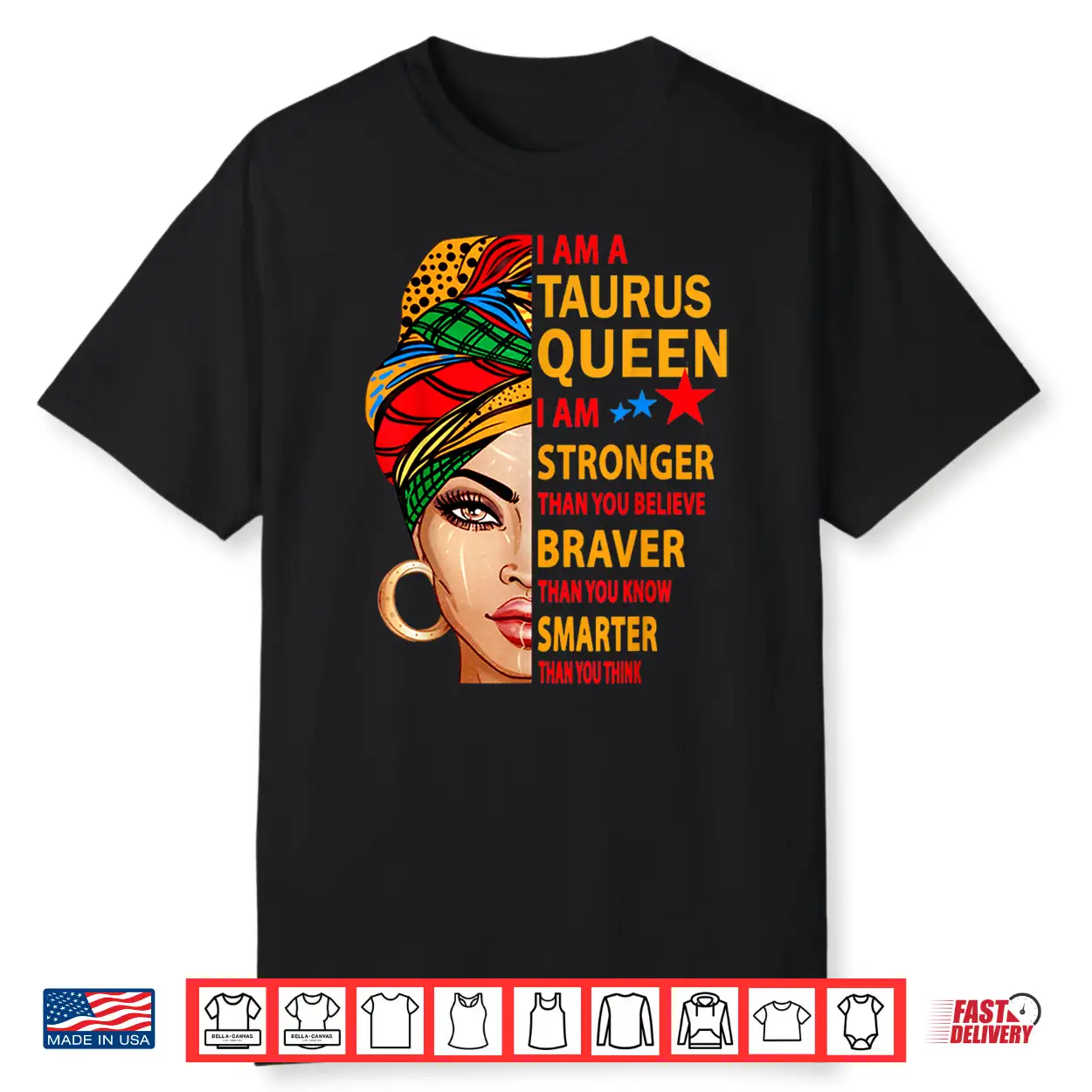 Taurus Queen I Am Stronger Birthday Gift For Taurus Zodiac Shirt Taurus Queen I Am Stronger Birthday Gift For Taurus Zodiac Shirt