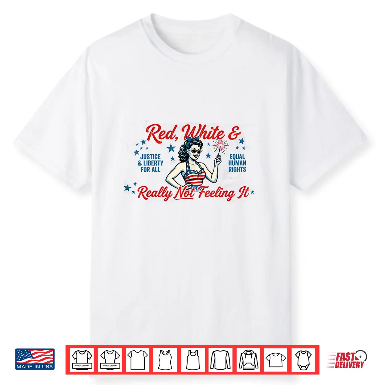 Vintage Red White And Not Really Feeling It Shirt Vintage Red White And Not Really Feeling It Shirt