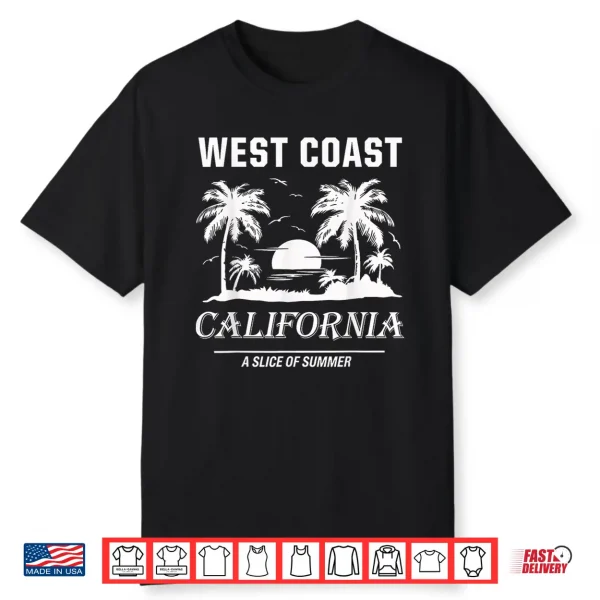 Vintage West Coast California Beach Summer Graphic Shirt