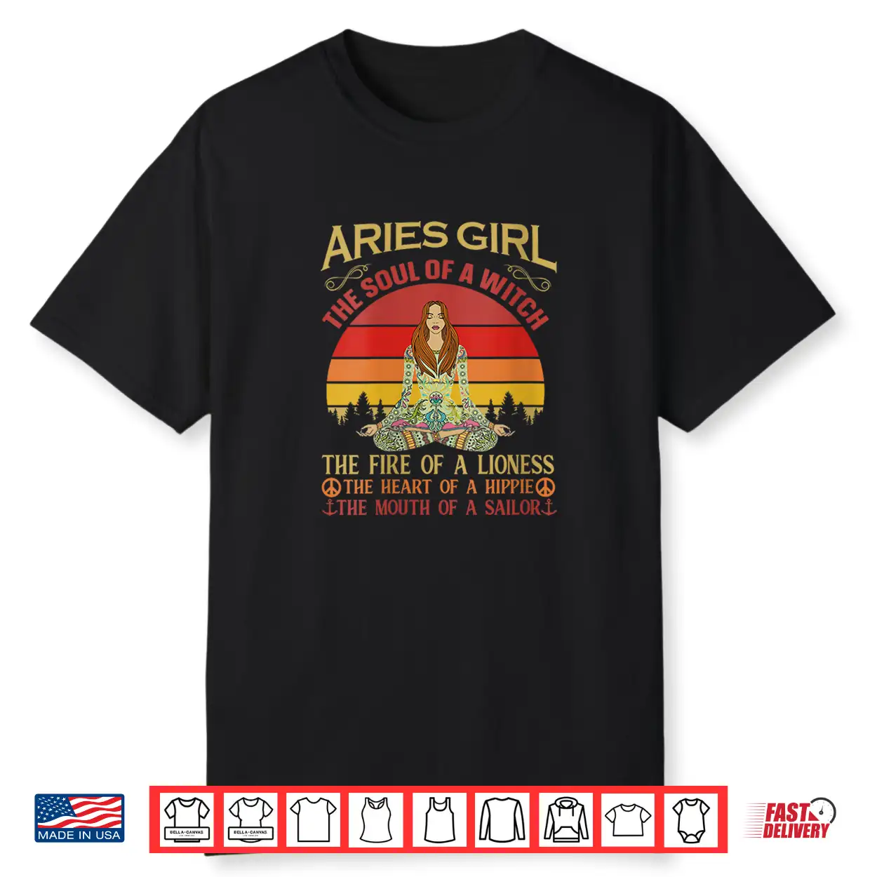Womens Aries Girl Zodiac Star Sign Meditation Yoga Vintage Shirt Womens Aries Girl Zodiac Star Sign Meditation Yoga Vintage Shirt