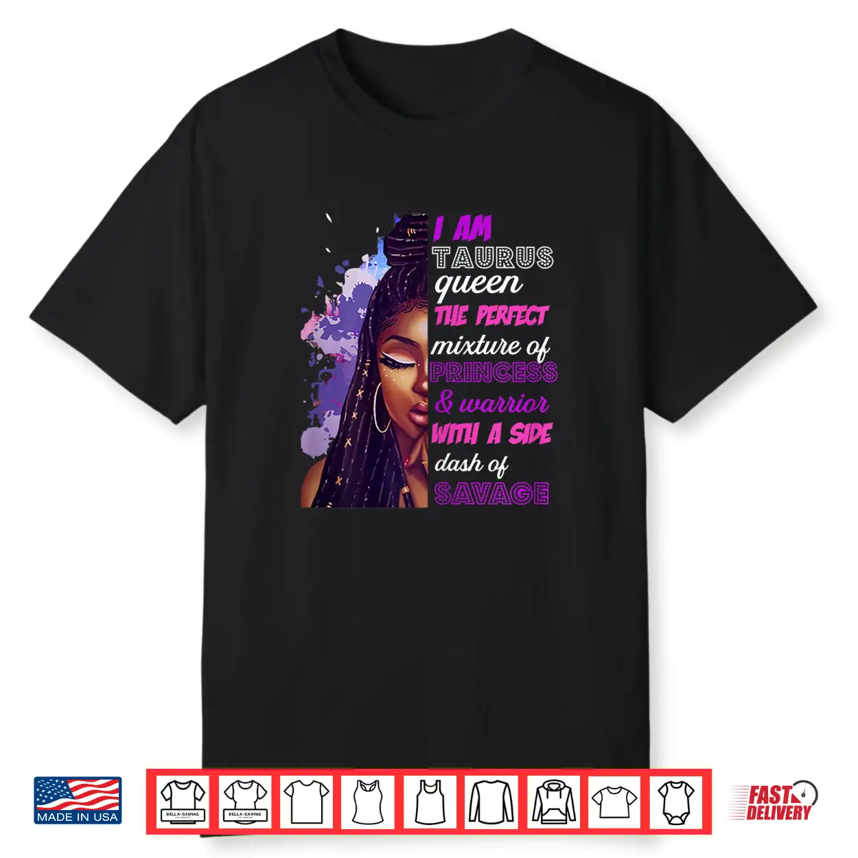 Womens Black Woman Princess And Warrior Taurus Girl April May Shirt Womens Black Woman Princess And Warrior Taurus Girl April May Shirt