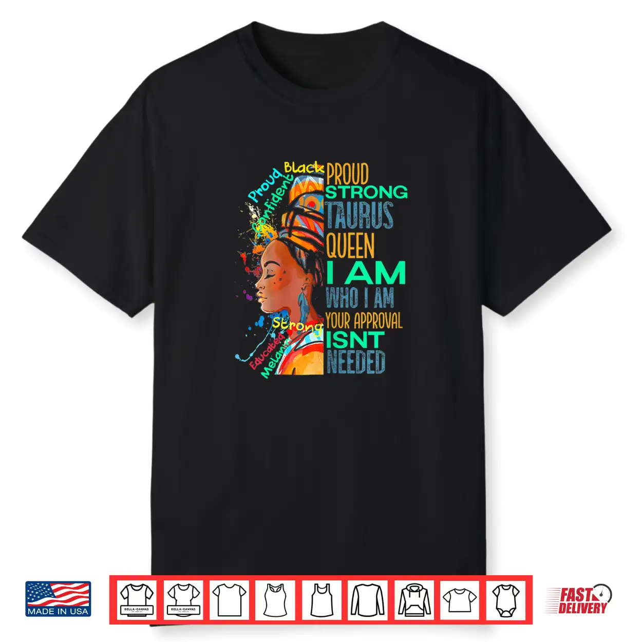 Womens Proud Strong Taurus Queen African Woman Black History Magic Shirt Womens Proud Strong Taurus Queen African Woman Black History Magic Shirt