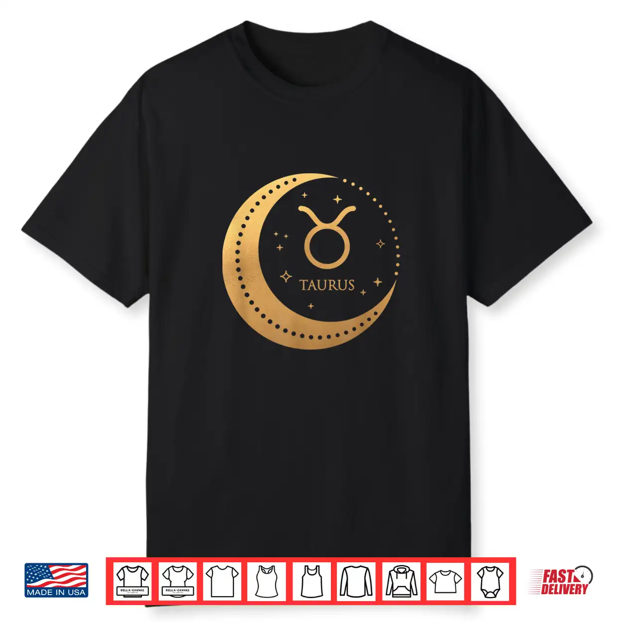 Zodiac Sign Taurus In The Crescent Moon Trendy Shirt Zodiac Sign Taurus In The Crescent Moon Trendy Shirt
